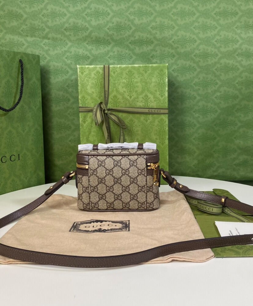 Gucci Ophidia GG Top Handle Mini Bag 699532 Dark Coffee - Image 5