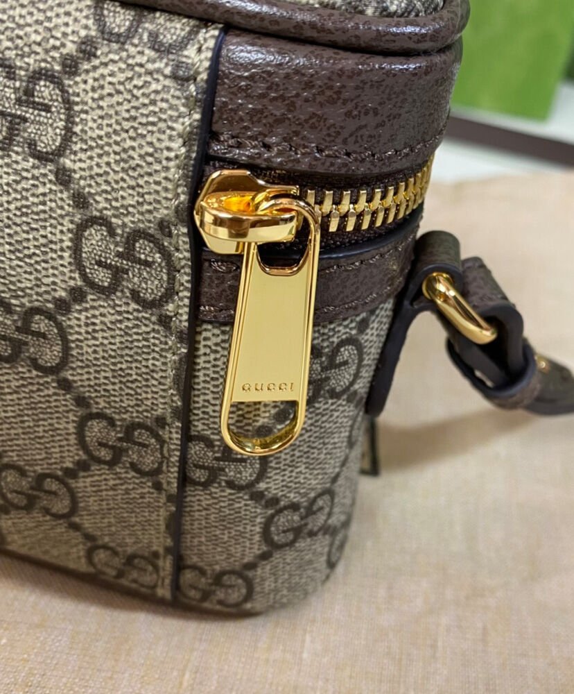 Gucci Ophidia GG Top Handle Mini Bag 699532 Dark Coffee - Image 8