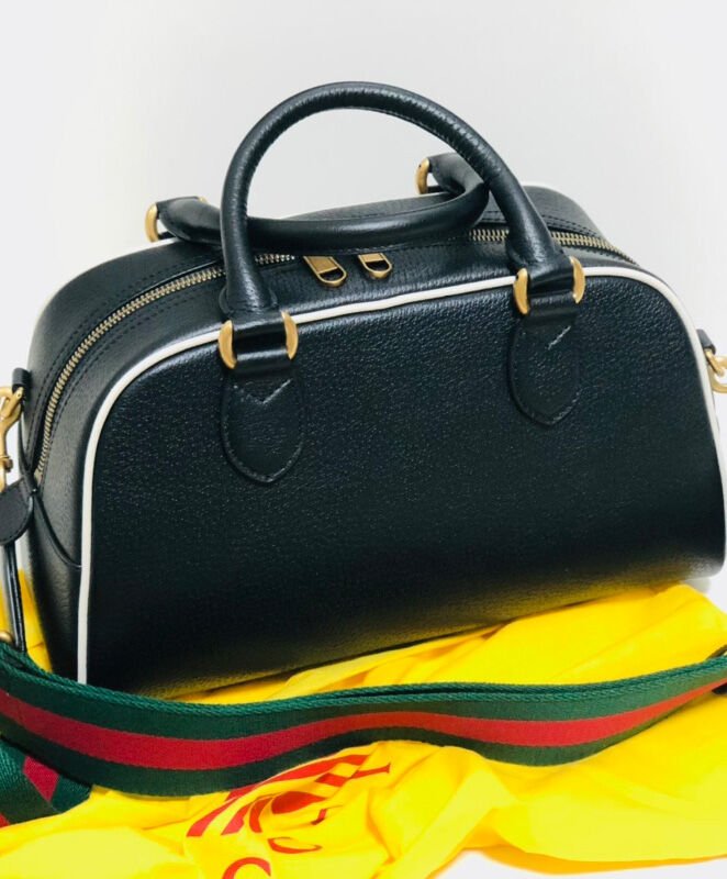 Gucci x adidas Mini Duffle Bag 702397 Black - Image 4