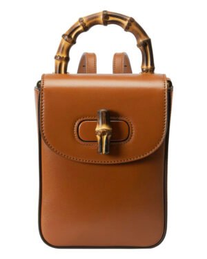 Gucci Bamboo Mini Handbag 702106 Coffee
