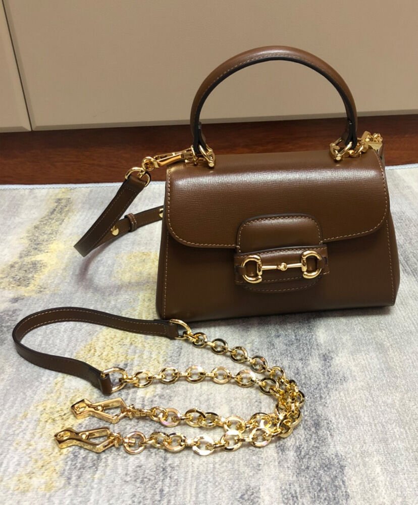 Gucci Horsebit 1955 Mini Bag 703848 Coffee - Image 2