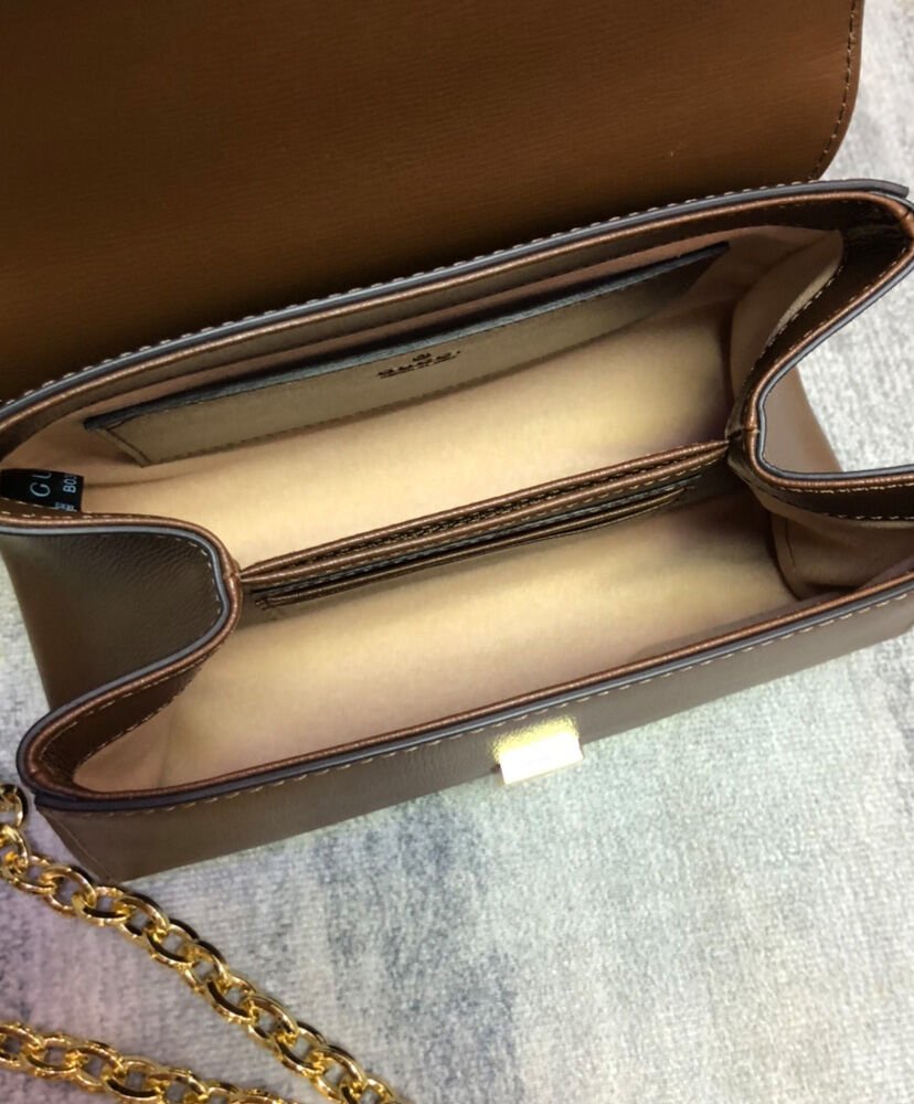 Gucci Horsebit 1955 Mini Bag 703848 Coffee - Image 9