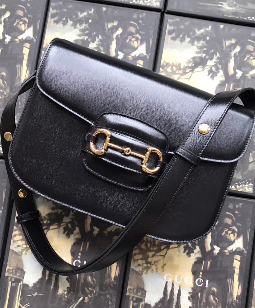 Gucci 1955 Horsebit small shoulder bag 602204 Black - Image 3