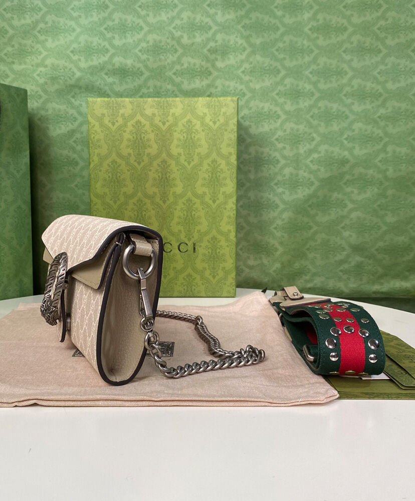 Gucci Dionysus Small Shoulder Bag 731782 Cream - Image 4