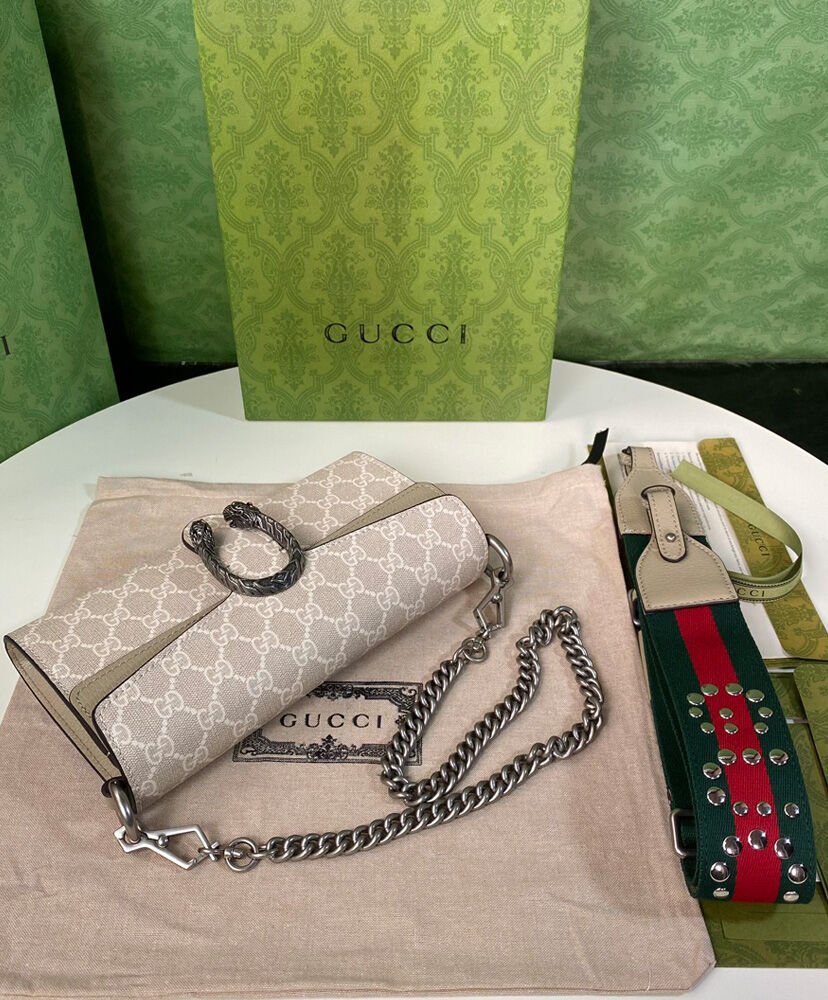 Gucci Dionysus Small Shoulder Bag 731782 Cream - Image 5