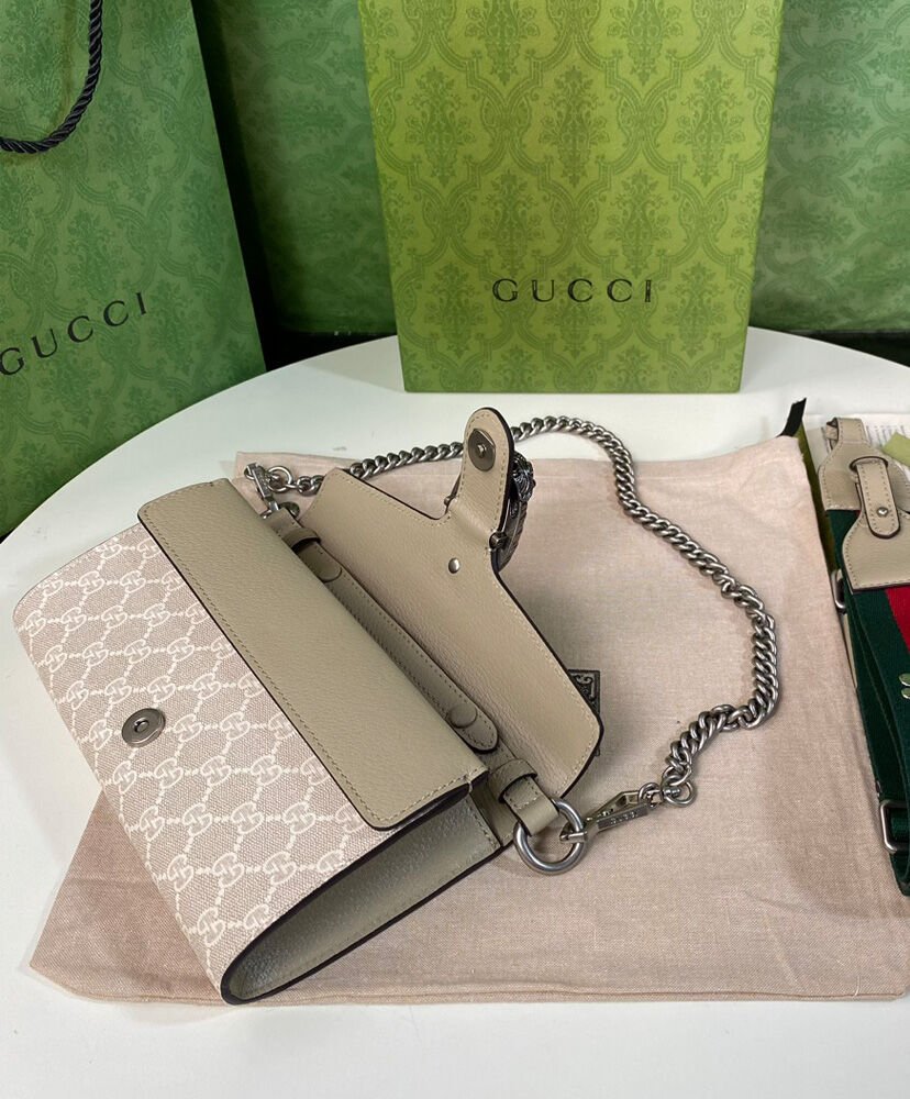 Gucci Dionysus Small Shoulder Bag 731782 Cream - Image 8