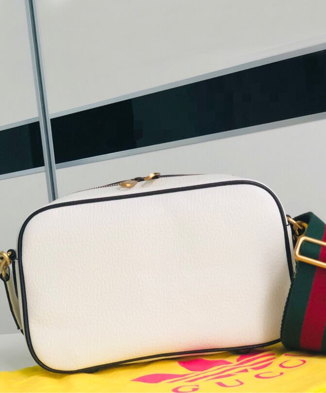 Gucci x adidas Small Shoulder Bag 702427 Cream - Image 4