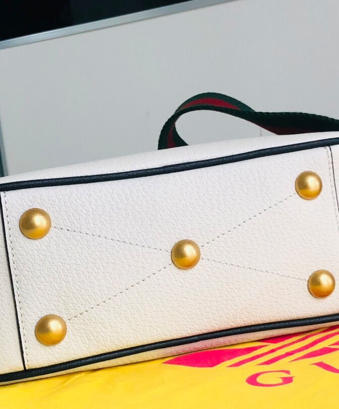 Gucci x adidas Small Shoulder Bag 702427 Cream - Image 6