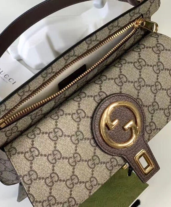 Gucci Blondie Belt Bag 718154 Dark Coffee - Image 10