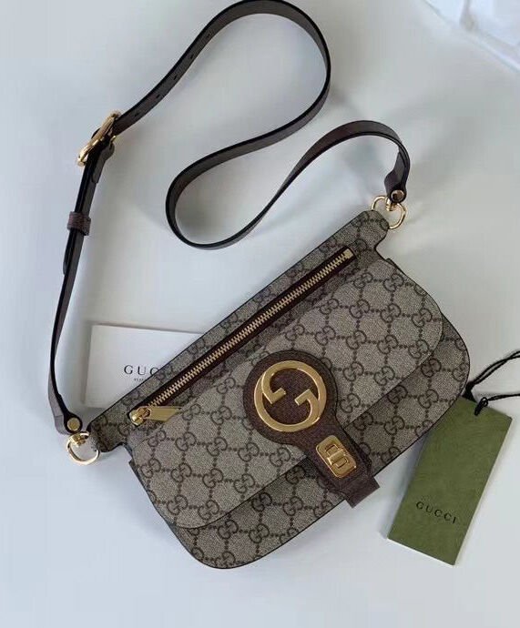 Gucci Blondie Belt Bag 718154 Dark Coffee - Image 3