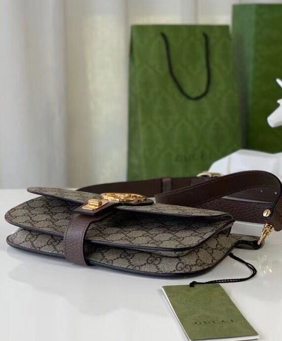 Gucci Blondie Belt Bag 718154 Dark Coffee - Image 6