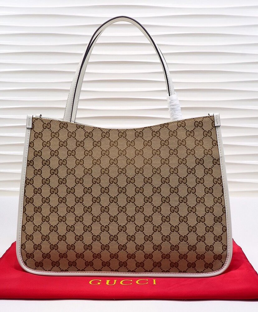 Gucci 1955 Horsebit tote bag 623694 Cream - Image 4