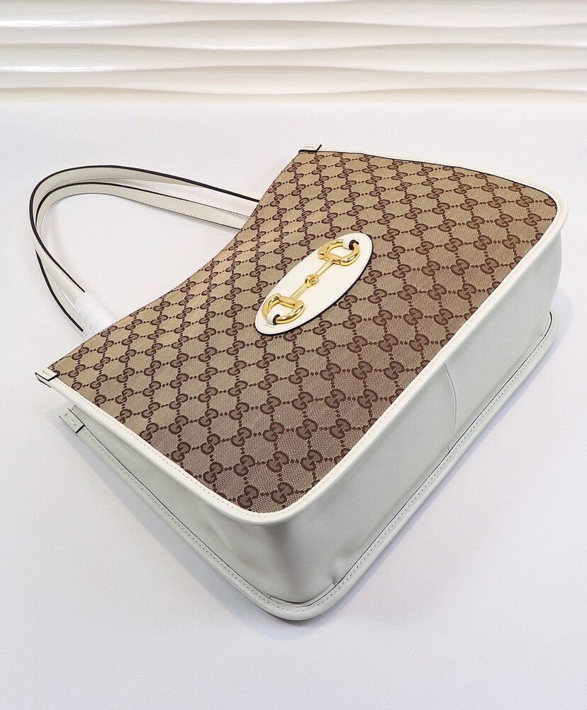 Gucci 1955 Horsebit tote bag 623694 Cream - Image 5