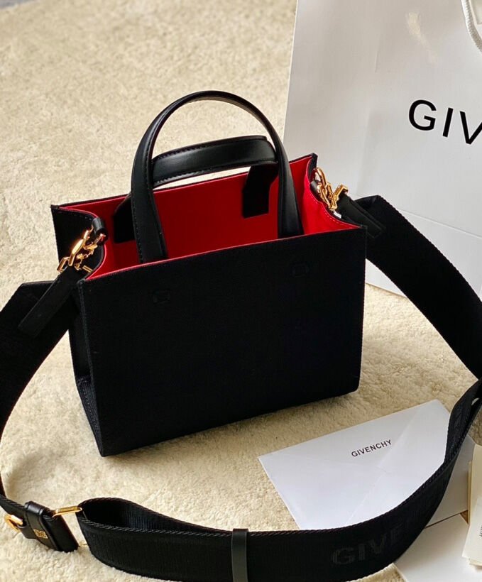 Givenchy Mini Cabas G Tote Bag Black - Image 3