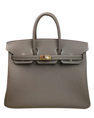 Hermes Birkin 25 Togo Leather Gray