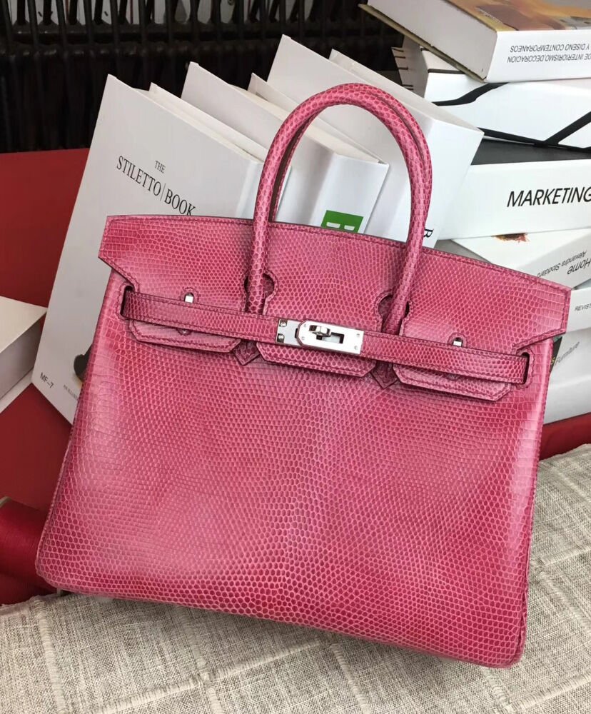 Hermes Birkin 25 Lizard leather Peachblow - Image 3