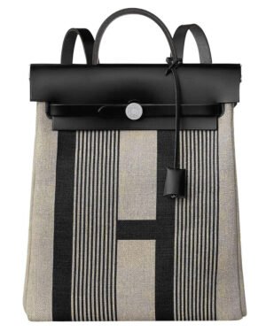 Hermes Herbag A Dos Zip Retourne Backpack Black
