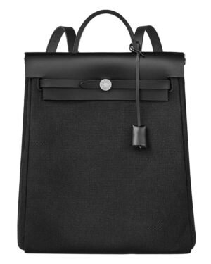 Hermes Herbag A Dos Zip Retourne Backpack Black