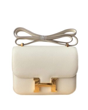 Hermes Epsom Constance 19cm Cream