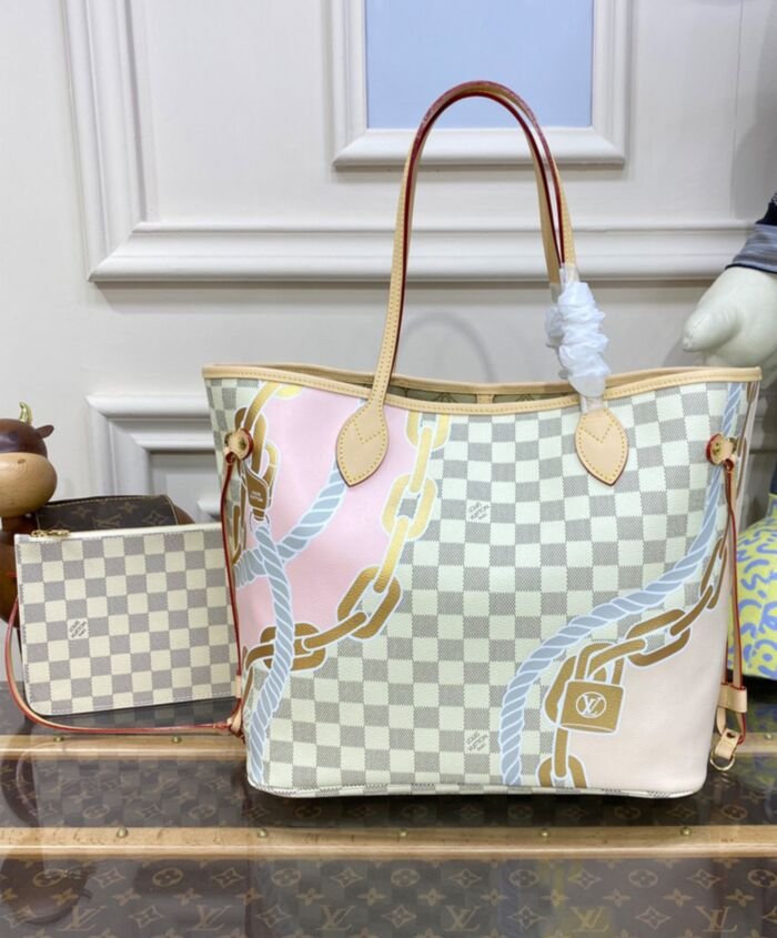 Louis Vuitton Neverfull MM N40471 White - Image 2