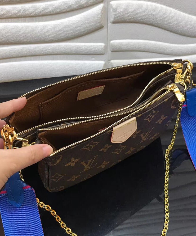 Louis Vuitton Multi Pochette Accessoires M44813 Blue - Image 9