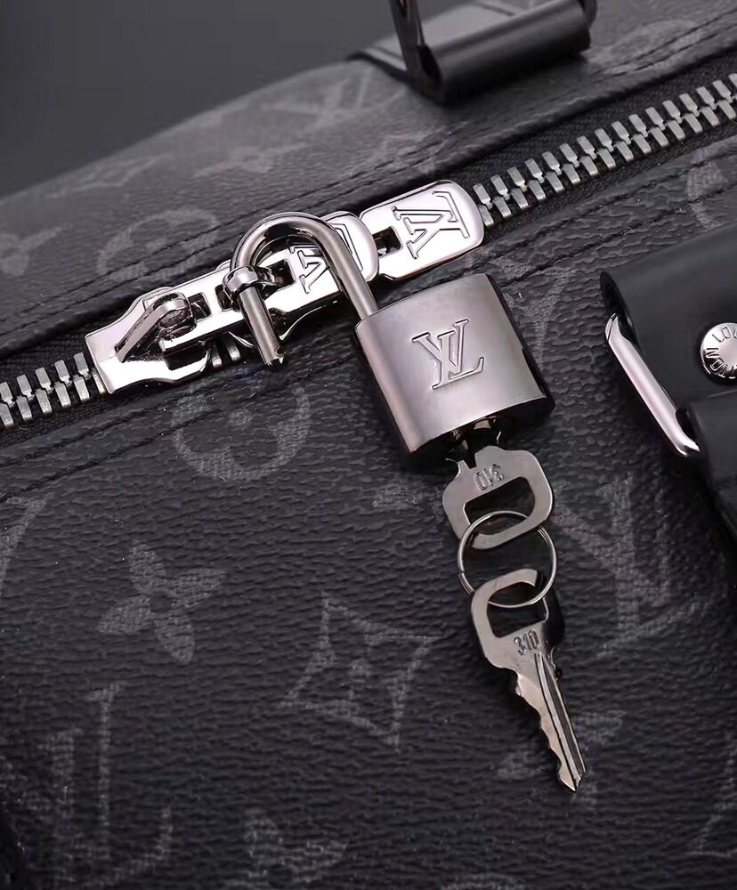 Louis Vuitton Keepall Bandouliere 50 M40603 Black - Image 7