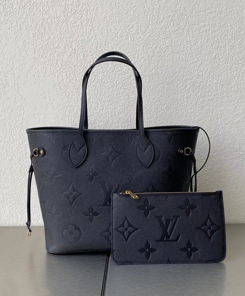 Louis Vuitton Neverfull Mm Tote Bag M45684 M45685 M45686 Black - Image 2