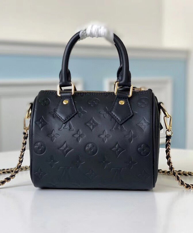 Louis Vuitton Speedy BB M57111 Black - Image 4