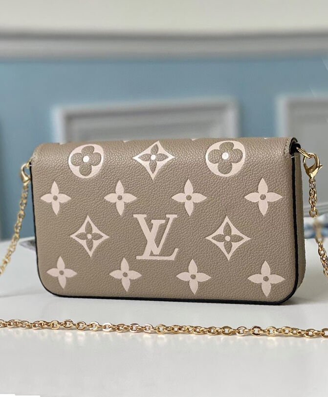 Louis Vuitton Felicie Pochette M69977 M80482 Gray - Image 4