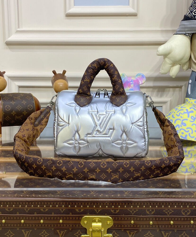 Louis Vuitton Speedy Bandouliere 25 M20973 Silver - Image 2