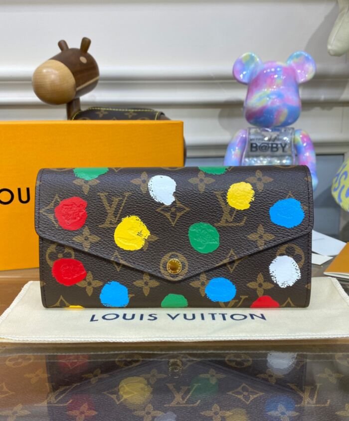 Louis Vuitton LV x YK Sarah Wallet M81980 Brown - Image 2