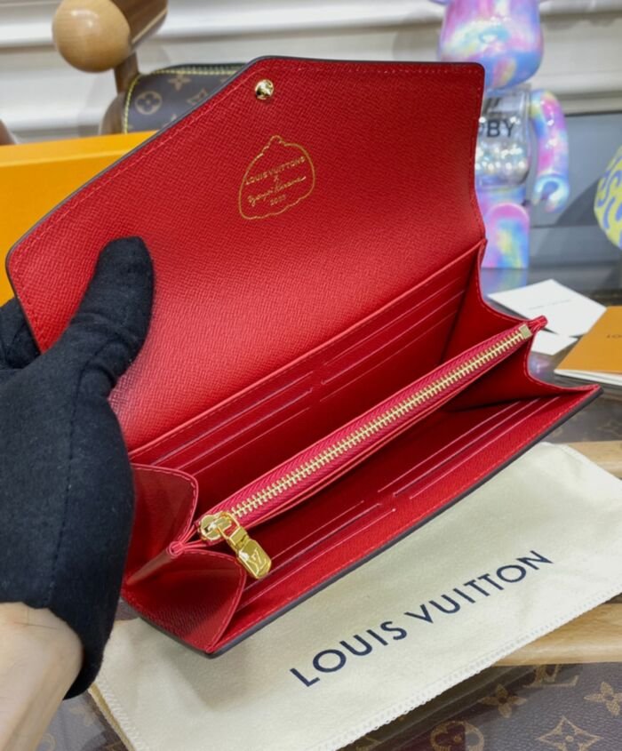 Louis Vuitton LV x YK Sarah Wallet M81980 Brown - Image 8