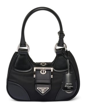 Prada Moon Re-Nylon And Leather Bag 1BA381