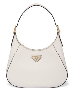 Prada Leather Shoulder Bag 1BC179 Cream