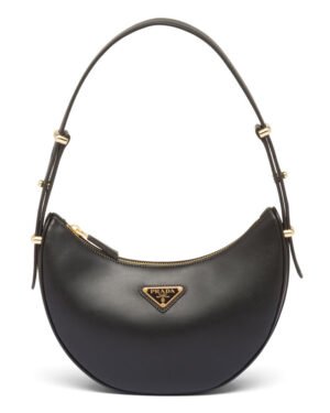 Prada Leather Shoulder Bag 1BC194 Black