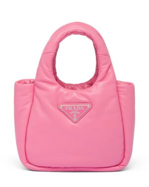 Prada Small Padded Prada Soft Nappa-leather Bag 1BA359 Pink