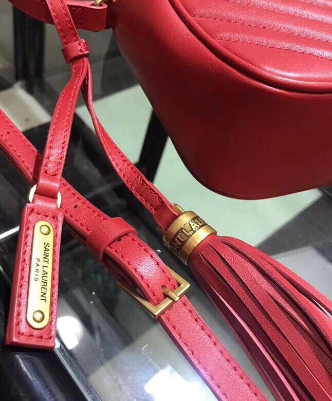 Saint Laurent Lou Camera Bag 520534 Red - Image 6