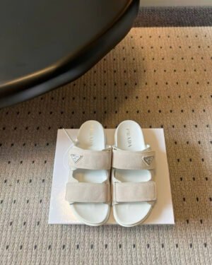 Prada Desert Band Flatform Women's Sandals