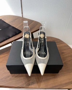 YSL Slay Buckle Slingback Women's Shoes