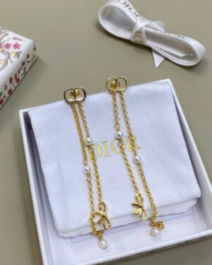 Dior CD Logo Earrings