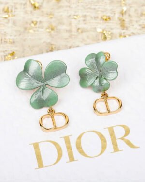 Dior Lucky Leaf Earrings