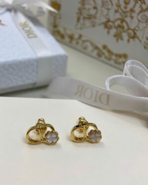 Dior Sparking Clover Earrings