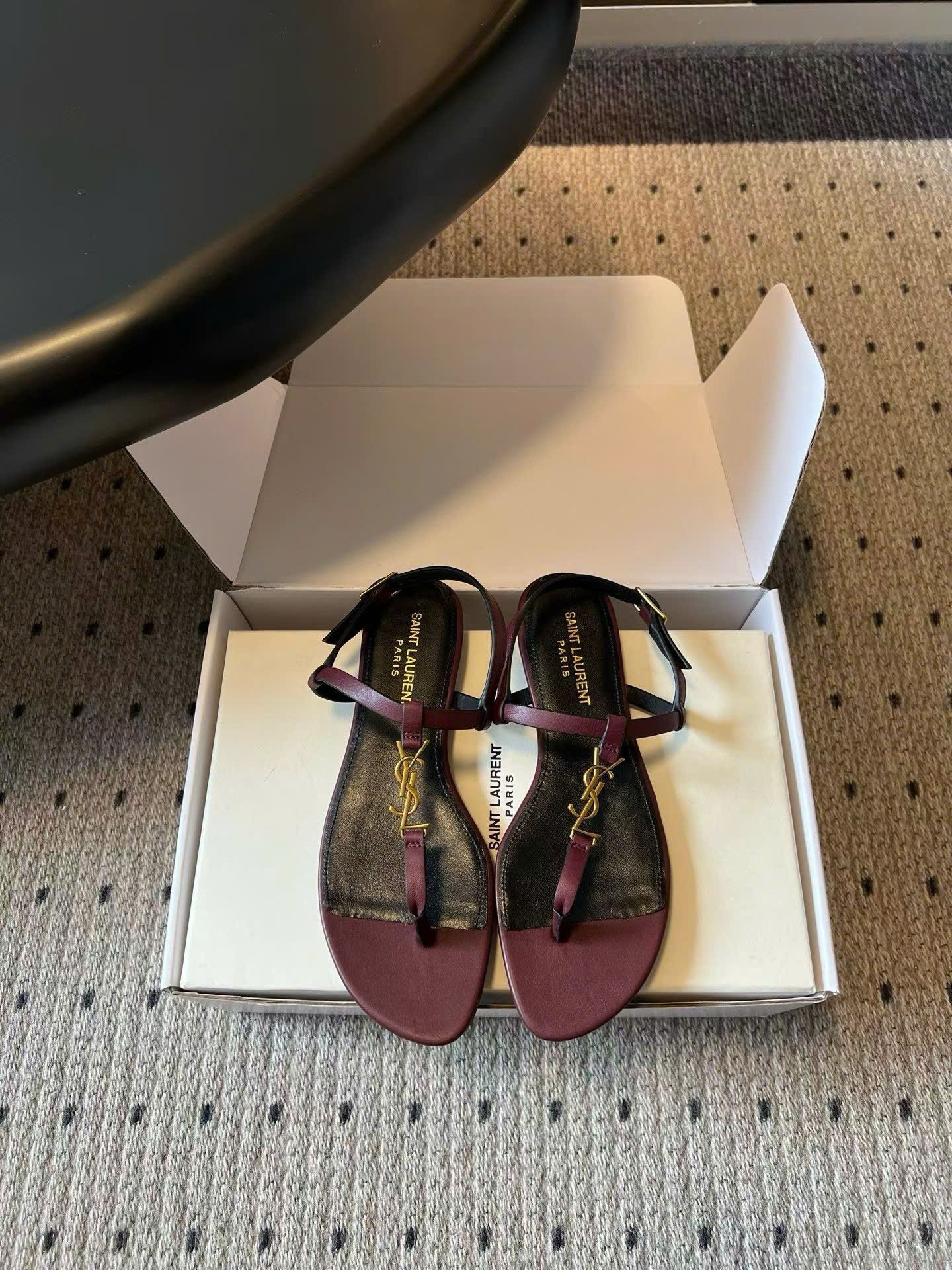 Saint Laurent YSL Cassandra Women's Sandal