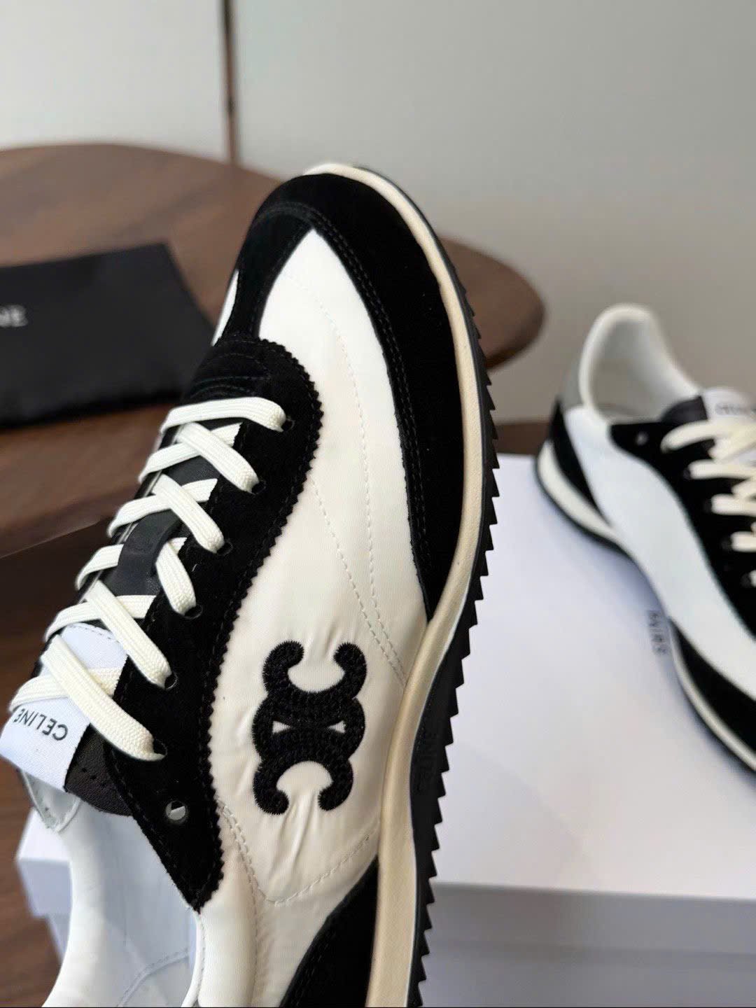 Celine Racer Sneaker In Nylon Vintage Spirit Women's Shoes - Image 8