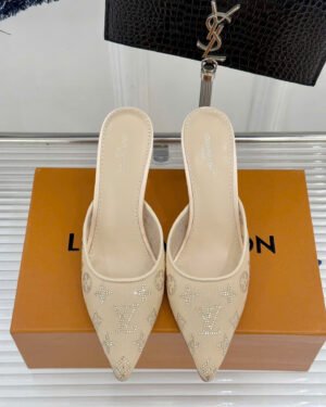 Louis Vuitton Gala Mule Shoes 8.5cm