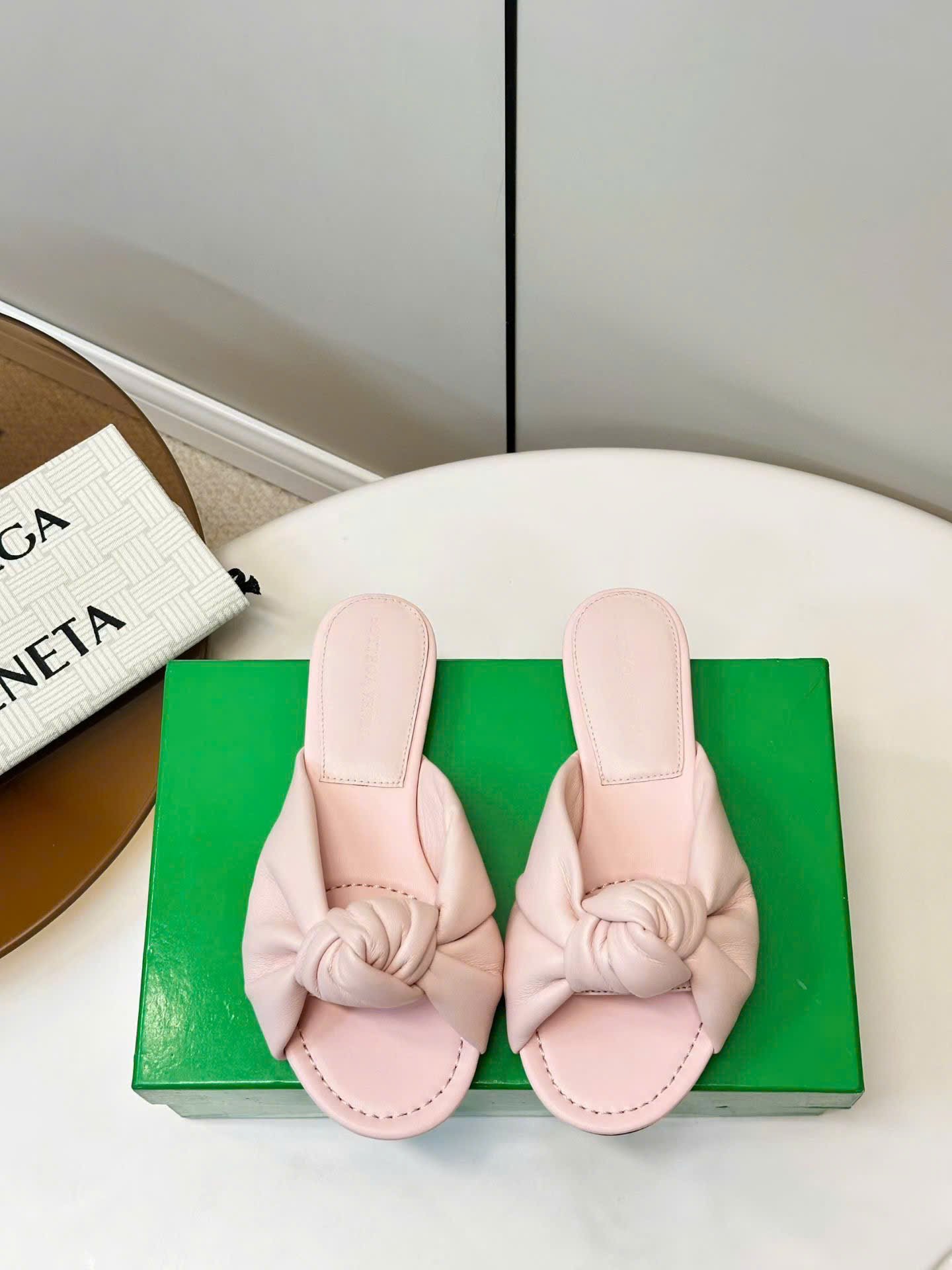 Bottega Veneta Cherry Flat Mule