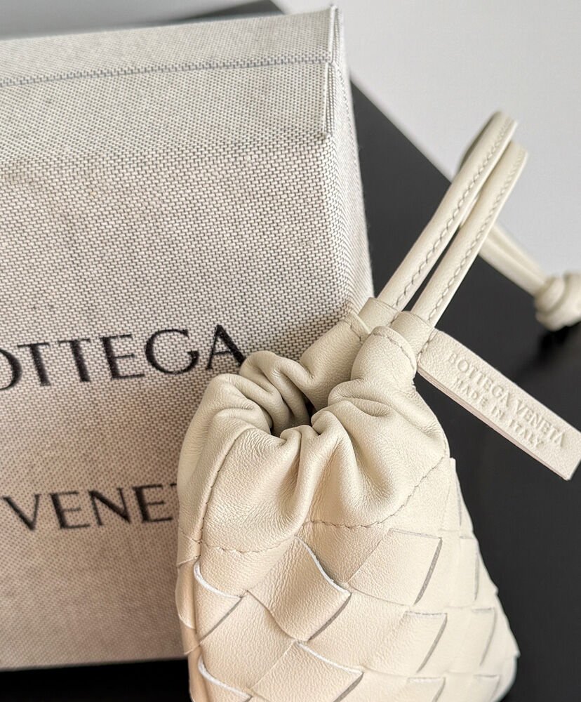 Bottega Veneta Micro Dustbag 843903 Cream - Image 6