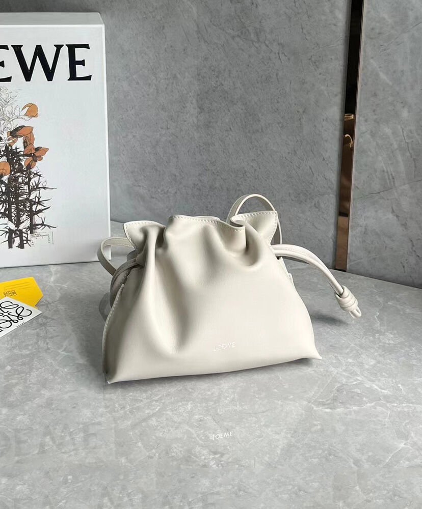 Loewe Mini Nappa Cow Leather Flamenco Handbag - Image 4