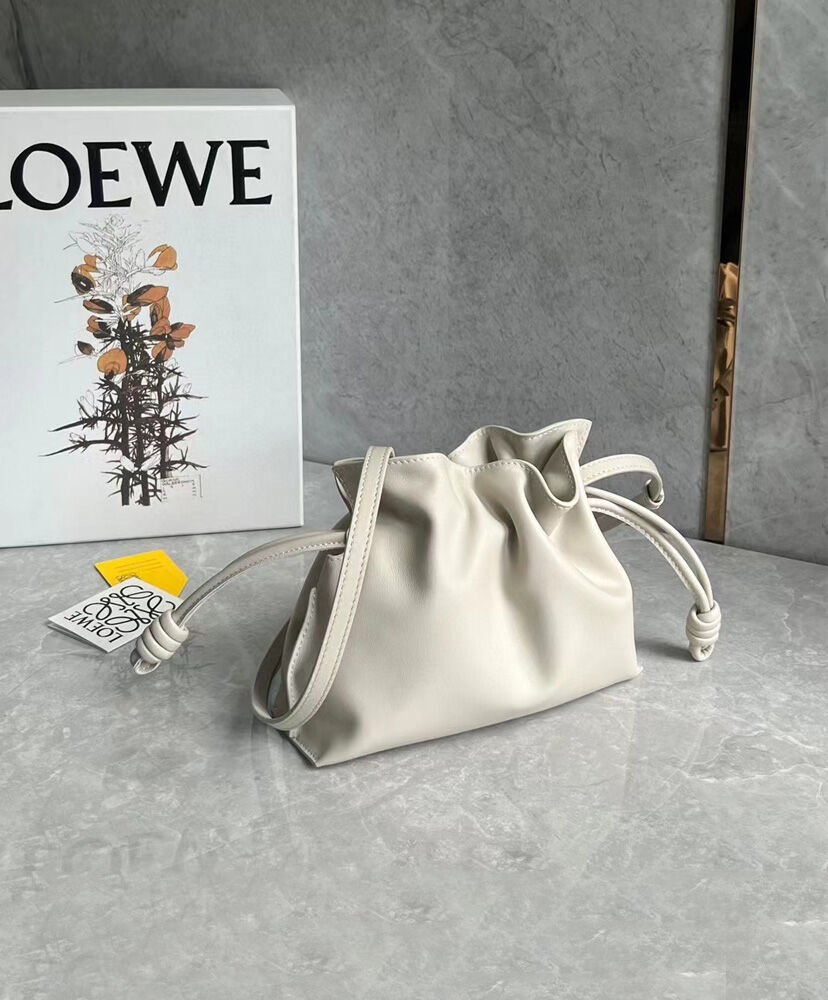 Loewe Mini Nappa Cow Leather Flamenco Handbag - Image 5