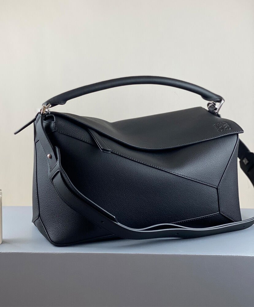 Loewe Large Puzzle Bag In Grained Calfskin - Image 3